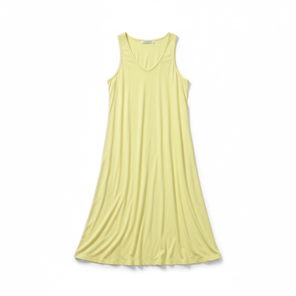 Gap Women’s Tank Swing Dress, Size Medium, Yellow, Knee Length